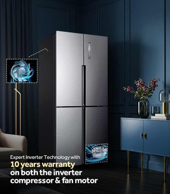 Expert Inverter Technology with 10 years warranty on both the i