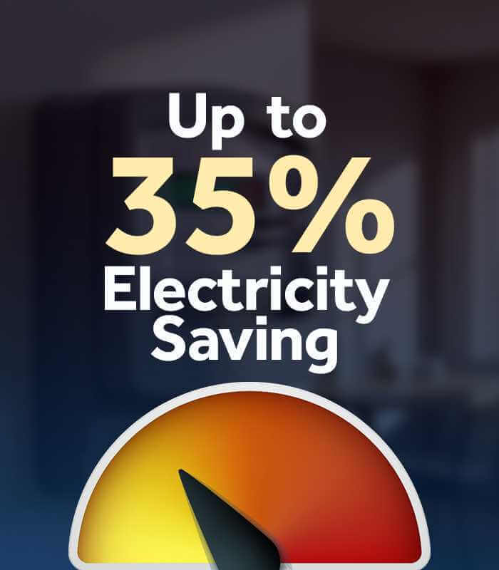 Upto 35_ electicity Saving_